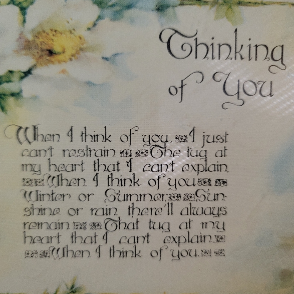 Vintage frame art poem